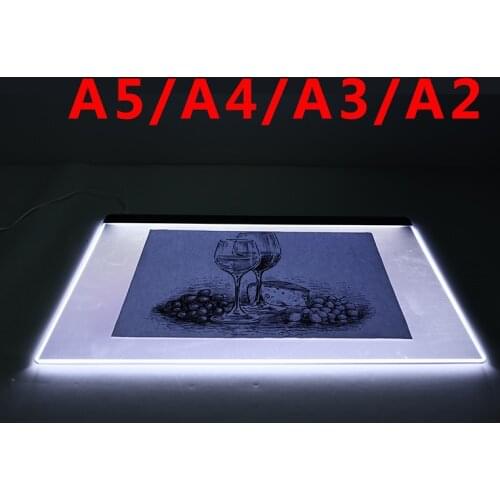 Elice A3 A4 A5 ultra thin LED Drawing Digital Graphics Pad USB LED Light pad drawing tablet Electronic Art Painting Wacom