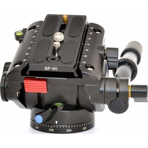 Sirui VH-10 Fluid Video Head + Pan Handle + Quick-Release Plate Excellent
