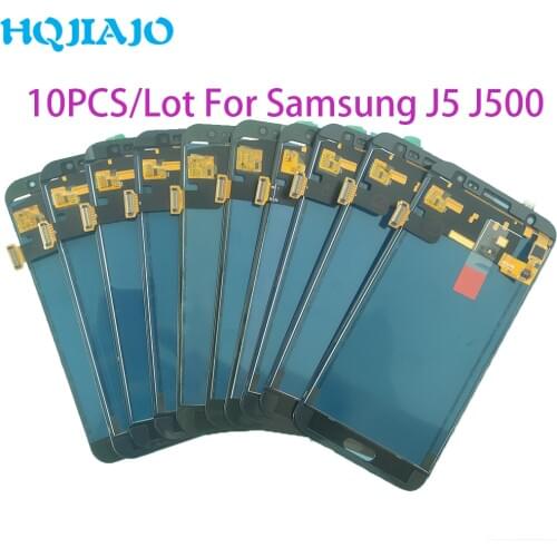 10 Piece/lot Test LCD For Samsung Galaxy J500 J5 2015 J500Y J500M J500F LCD Display Touch Screen Digitizer Assembly Adjust LCD