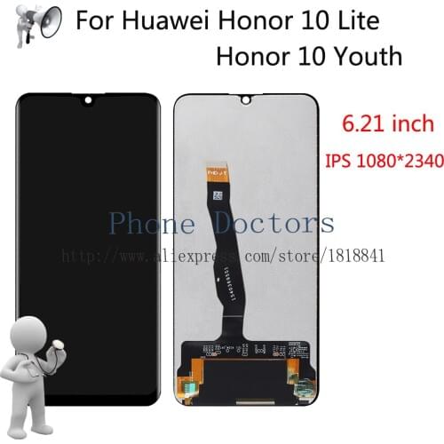 6.21'' IPS LCD For Huawei Honor 10 lite LCD Display Touch Screen Digitizer Assembly For Huawei Honor 10 Youth HRY-LX1 / HRY-L21