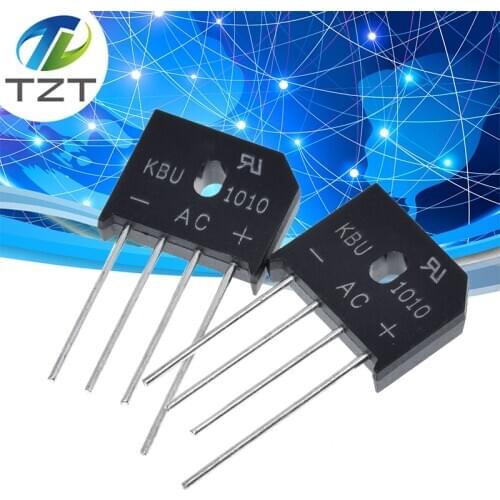 5PCS/LOT KBU1010 KBU-1010 10A 1000V ZIP Diode Bridge Rectifier diode New