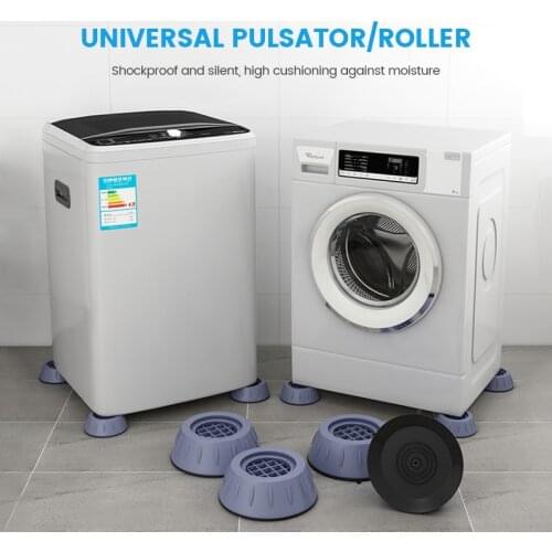 4Pcs Anti Vibration Washing Machine Feet Pads Rubber Mat Dryer Fixed Non-Slip Pad Fridge Stand Legs For Washing Machine