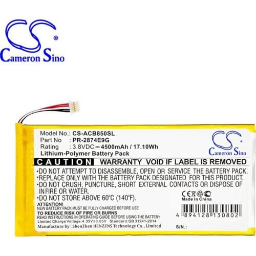 CameronSino for ACER A6001 B1-850-K35X Iconia One 8 B1-850 PR-2874E9G battery