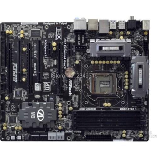 For ASRock P67 Extreme4 Gen3 Original Used Desktop 1155 Motherboard P67 Socket LGA1155 DDR3 SATA2 USB2.0