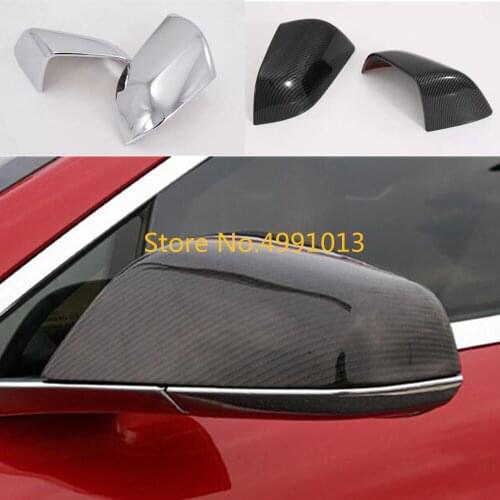 For Tesla Model 3 2018 2019 2020 2021 Car Styling Body Back Rear View Rearview Side Door Mirror Cover Stick Trim Frame 2pcs