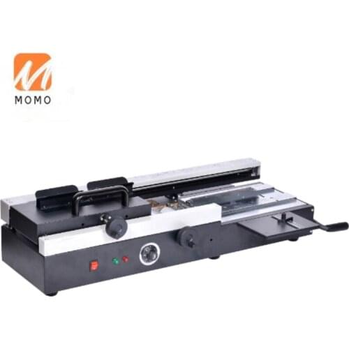 Electric cheap desktop glue binding machine