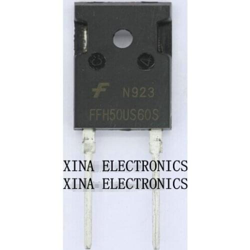 FFH50US60S FFH50US60 FFH 50US60S 50A/600V TO-247 ROHS ORIGINAL 10PCS/lot Free Shipping Electronics composition kit