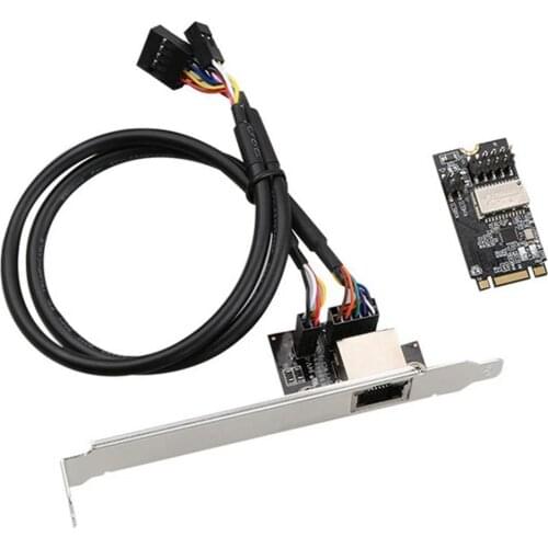 Gigabit Network Card M.2 To PCI-E 1000m Wired Internet Tool Converter Desktop Wireless WiFi Bluetoth Network Card Adapter Board