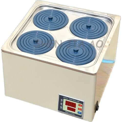 HH-4 thermostatic water bath pan 304 stainless steel four-hole high-grade digital display electric thermostatic water bath 1PC