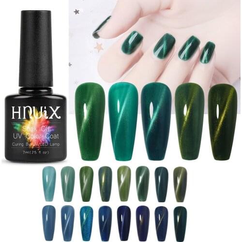 HNUIX 7.5ML cat eye long Gel Nail Polish art magnetic immersion LED UV Gel Nail Polish magnetic gel paint gel oil
