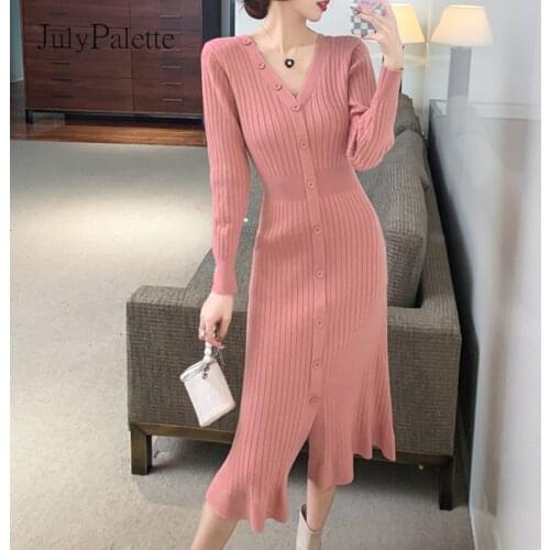 Fashionable Knitted Dresses JulyPalette China