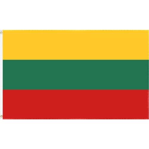 JiaHao Wholesale 100% Polyester Stock 3x5ft Lithuania Flag