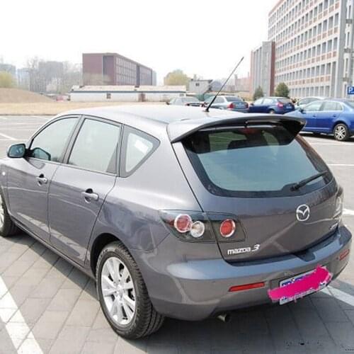 For Mazda3 Hatchback Spoiler 2008 2009 2010 2012 2013 High Quality ABS Material Car Rear Trunk Wing Accessories Body Kit