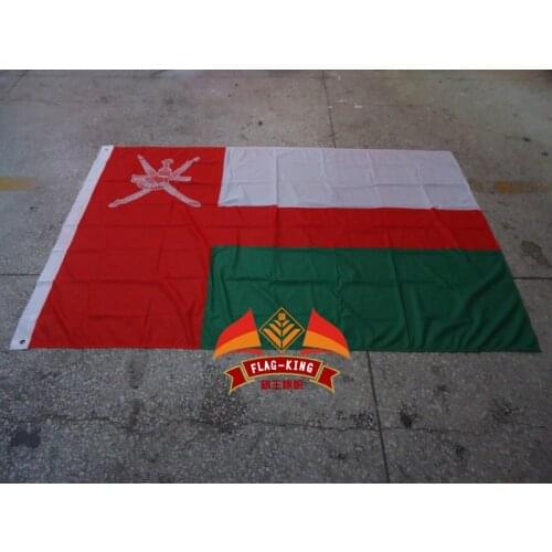 The Sultanate of Oman national flag,100% polyster ,120*180CM,Anti-UV,Digital Printing,flag king,Oman banner