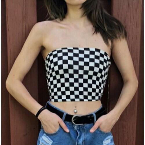 Fashion Women Tube Tops Blouse Floral Elastic Tube Top Bra Blouse Off Shoulder Strapless Crop Tops Shirt Streetwear Camis