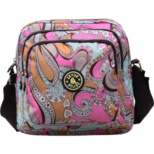 Crossbody Women Canvas Nylon Outdoor Waterproof Shoulder Bag Female Handbag Messenger Bags For Lady Crossbody bag Large Capacity