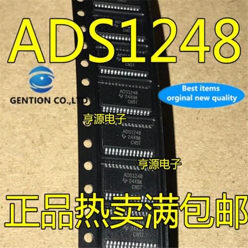 10Pcs ADS1248IPWR ADS1248IPW ADS1248 Analog to digital converter in stock 100% new and original