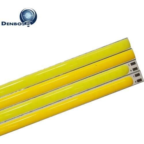 10PCS LED COB Strip 600x6mm flexible 16W 12V DC Bar light Warm White for DIY Outdoor Camping Lamp bulb COB COB led source
