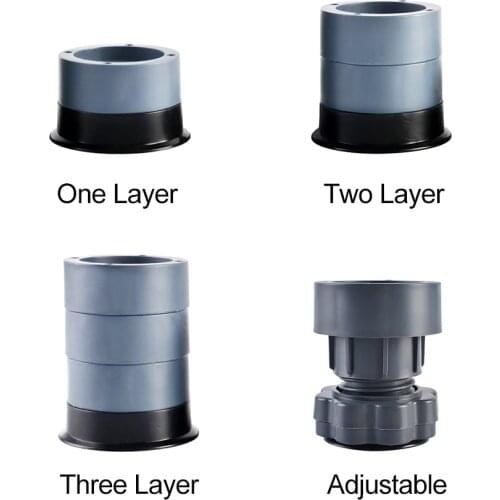 4pcs Balance Noise Cancelling Washing Machine Foot Pad Anti Vibration Heightening Support Shockproof Easy Install Washer Dryer