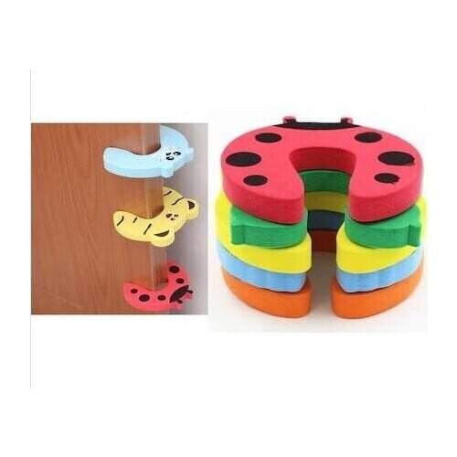 Matesstore Child Baby Safety Finger Protector Door Stoppers 4 PCs Set