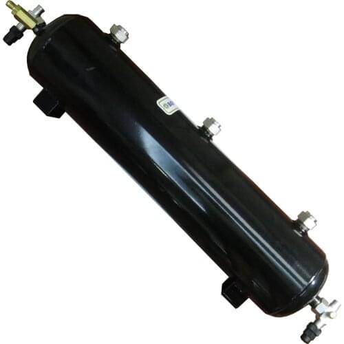 BOR-23 vertical Oil Reservoir Standard models supplied with mounting brackets and All models supplied with Rotalock Valves