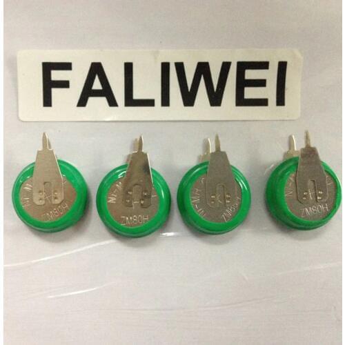 Fast shipping ! 4pcs/lot Original Brand New KX 1.2V 80mAh Ni-MH Rechargeable Button Cell Battery Ni MH Batteries With Pins