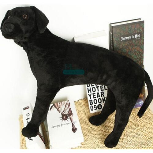 Dorimytrader Big Quality Simulation Animal Labrador Retriever Stuffed Toy Soft Plush Dog Doll Great Kid Gift 24inch 60cm DY60299