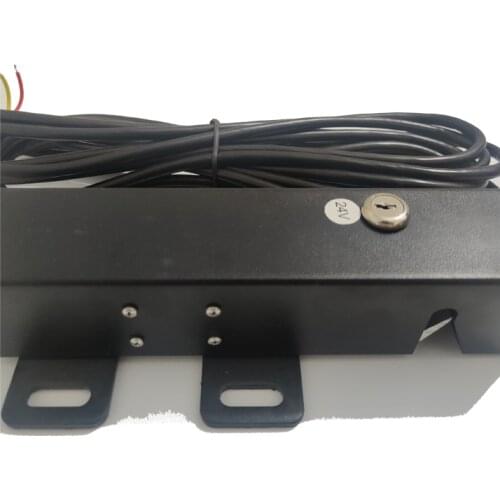 LM149 24V Electric Gate Latch Lock for Swing Gates Double or Single leaf DIY Prevent hurricanes