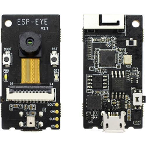 ESP-EYE ESP32 2 megapixel camera 4 MByte Flash 8MByte PSRAM support wifi image transmission microUSB debugging and power supply