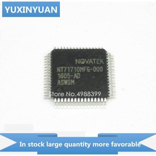 1PCS NT71710MFG-000 NT71710MFG NT71710MFG 000 QFP64