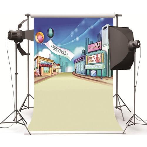 Customized Computer Printed Photography Background Wedding Children Vinyl Cloth Photographic Backdrops For Studio Photo Props