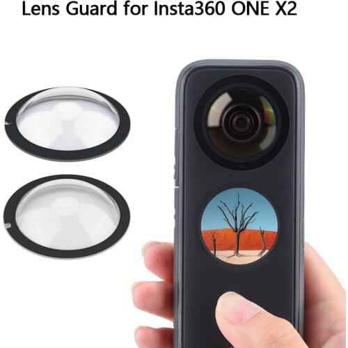 2 PCS Lens Guard for Insta360 ONE X2 Protection Panoramic Lens Cap Cover Anti-Collision Protector Sports Camera Accessories