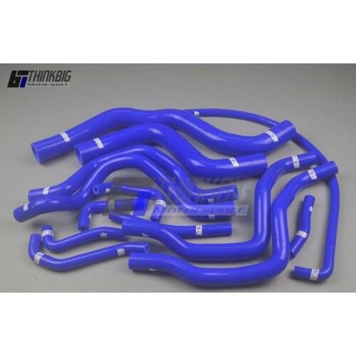Silicone Radiator Hose Kit For 01-07 MItsubishi Lancer EVO 7 8 9 CT9A 4G63T
