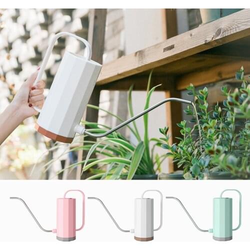 Nordic Style Plant Watering Can Long-Mouth Design Planting Flower Watering Pots Gardening Supplies Indoor Outdoor JS22