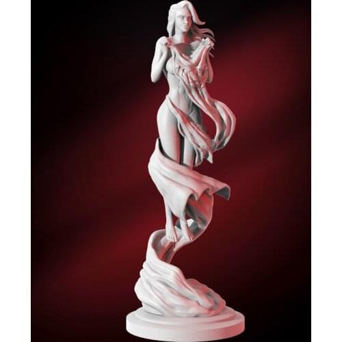 100mm 10cm Resin Model Kits Super Sexy Female Figure Unpainted No Color RW-184