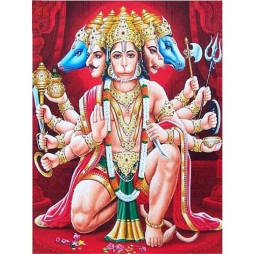 Region Ganesha DIY 11CT Cross Stitch Embroidery Kits Needlework Craft Set Cotton Thread Printed Canvas Home Dropshipping