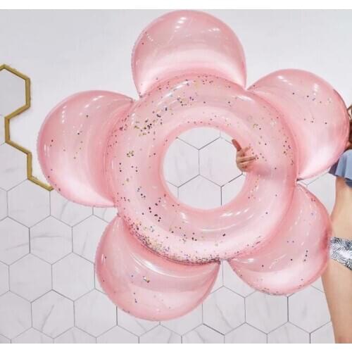 Inflatable Donut Swimming Ring Giant Pool Float Toy Circle Beach Sea Party Inflatable Mattress Water Adult Swimming Pool