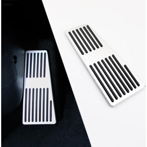 Foot Rest Pedal Pad Cover Floor Mat Antiskid Carpet Part Trim Fit For Mazda 2 3 6 CX3 CX4 CX5 CX9 Accessories Stainless Steel