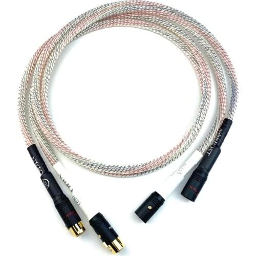 Valhalla Silver 9 Core Series DIY XLR Balance Audio Cable for Amplifier CD Player