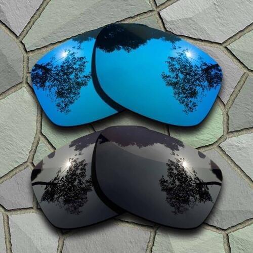 Grey Black&Sky Blue Sunglasses Polarized Replacement Lenses for Oakley Jupiter Squared