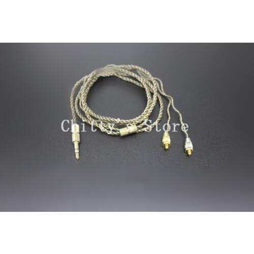 Silver plated earphone wire DIY upgrade line for se215 se535 ue900