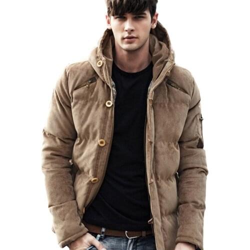 Drop shipping new men winter Casual jacket military coat thickening hooded keep warm parkas XP18