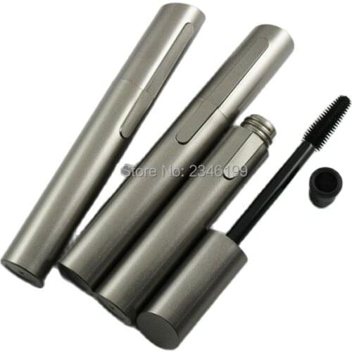 Empty Mascara Tube 9ml Mascara Sub-bottle Empty Gun gray Mascara Tube Gun gray Eyebow Dye Cream Tube Cosmetic Container 50pcs