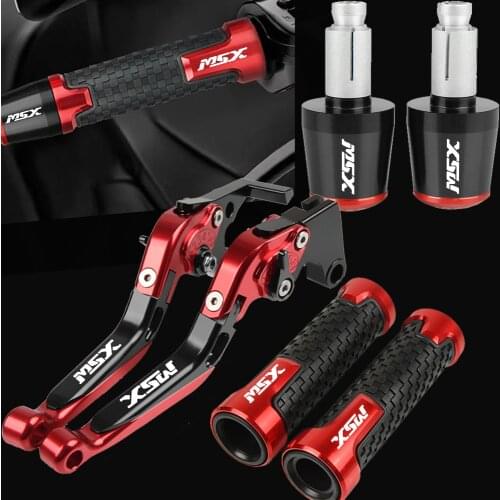 Motorcycle Brake Clutch Levers 7/8" 22MM Handlebar Handle bar grip ends plug For HONDA GROM MSX 125 MSX125 2014-2017 2016 2015