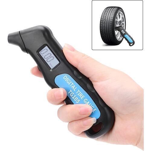 Car Tire Air Pressure Gauge Tyre Meter Manometer Pressure Measuring Tool Barometers Tester for Car Motorcycle Digital