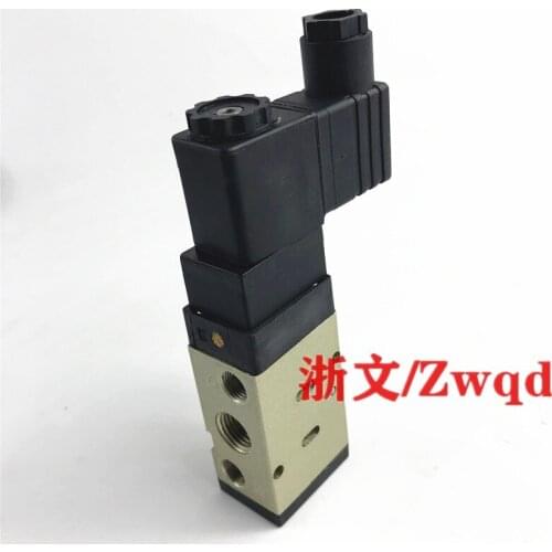 Solenoid valve 4V210-08F two-position four-way plate veneer directional valve