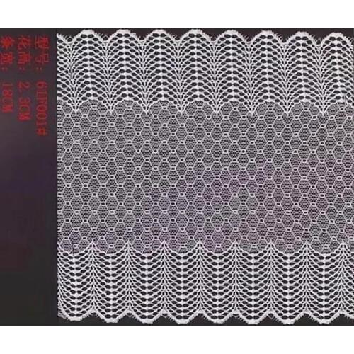 18cm high quality nylon spandex elastic lace trim,YX-61F001