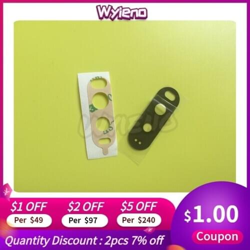 Wyieno 2Pcs/Lot F800 Real Camera Glass Lens For LG V20 H990 Back Rear Camera Lens With Glue Tracking