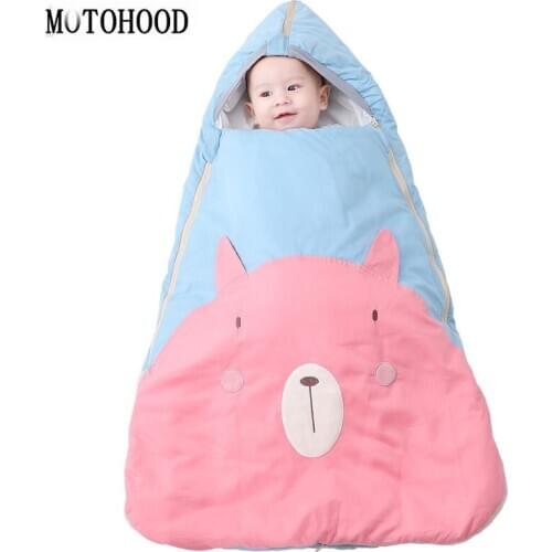 MOTOHOOD Winter Warm Newborn Infant Baby Sleep Bag Stroller Envelope Blanket Winter Warm Swaddle Wrap Sleeping Bags Blanket