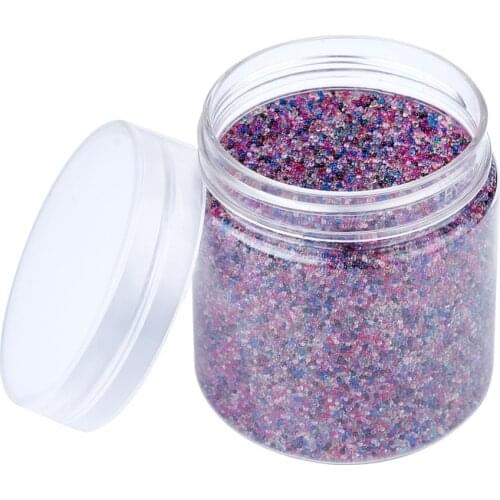 1Box Transparent DIY 3D Nail Art Decoration Mini Round Glass Beads, Tiny Caviar Nail Beads, Mixed Color, 0.6~0.8mm, 130g/box